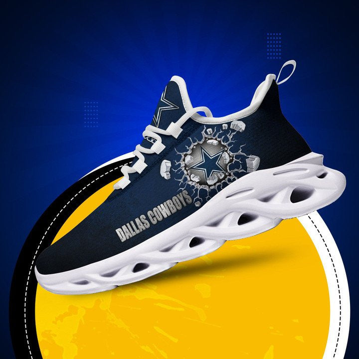 Ideafootwear Dallas Cowboys NFL Max Soul Shoes Sneakers For Men And Women