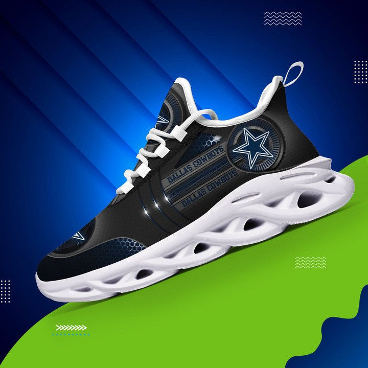 Ideafootwear Dallas Cowboys NFL Max Soul Shoes Sneakers For Men And Women