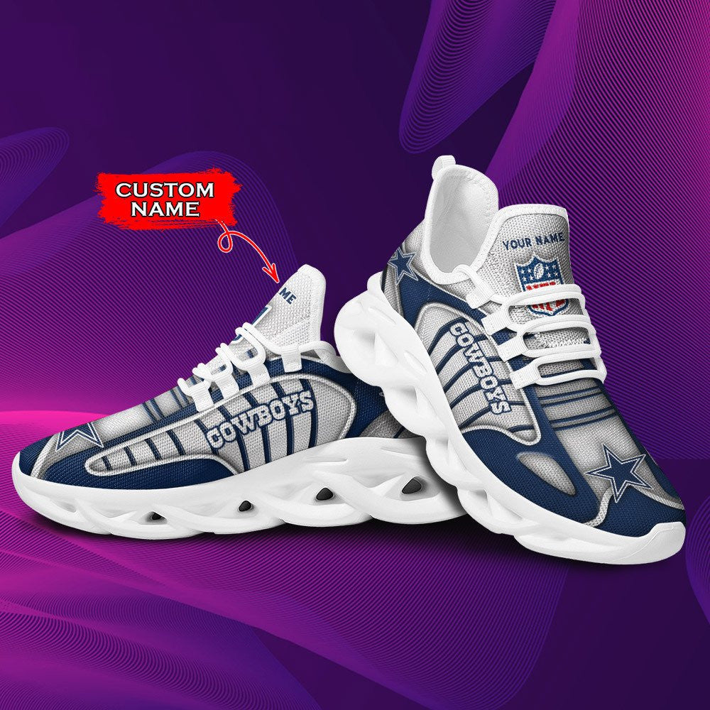Ideafootwear Dallas Cowboys NFL Max Soul Shoes Sneakers For Men And Women