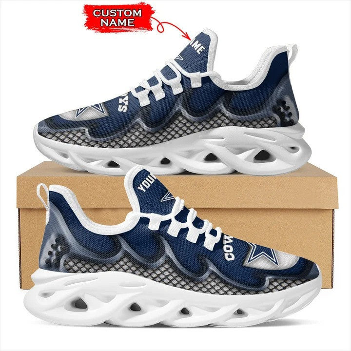 Ideafootwear Dallas Cowboys NFL Max Soul Shoes Sneakers For Men And Women