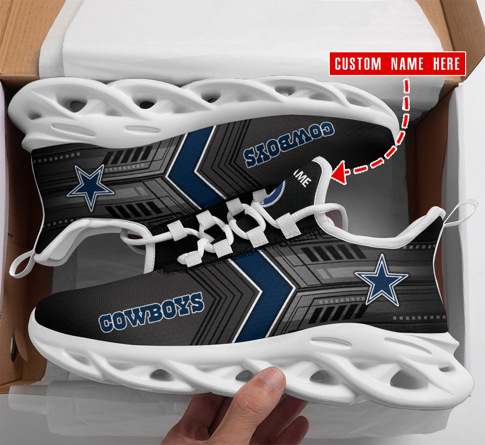 Ideafootwear Dallas Cowboys NFL Max Soul Shoes Sneakers For Men And Women