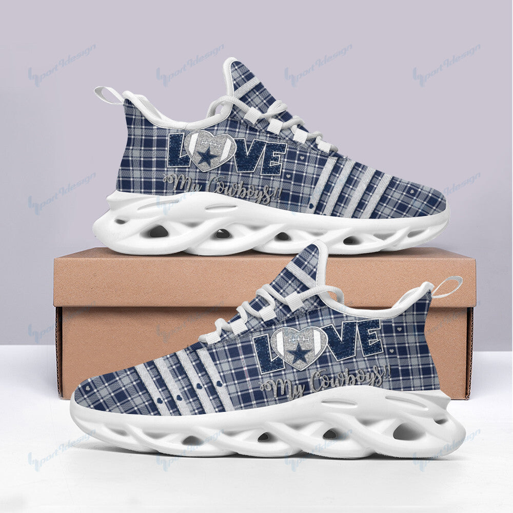 Ideafootwear Dallas Cowboys NFL Max Soul Shoes Sneakers For Men And Women