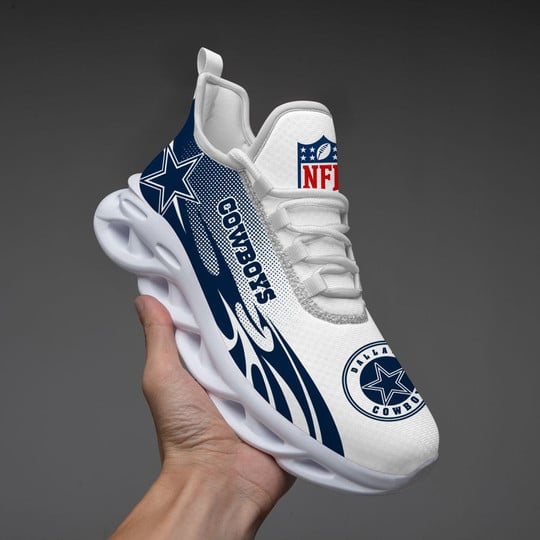 Ideafootwear Dallas Cowboys NFL Max Soul Shoes Sneakers For Men And Women