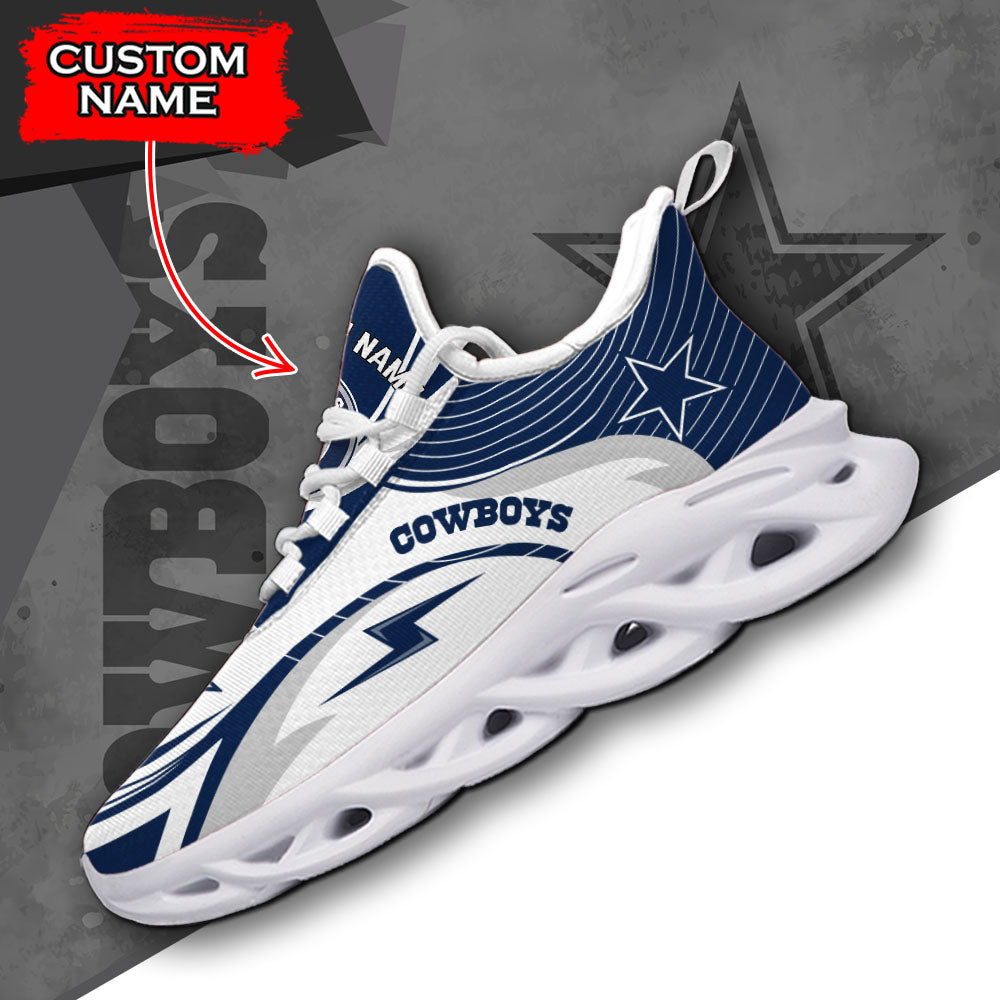 Ideafootwear Dallas Cowboys NFL Max Soul Shoes Sneakers For Men And Women