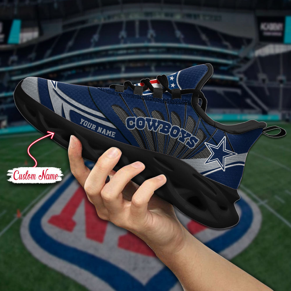 Ideafootwear Dallas Cowboys NFL Max Soul Shoes Sneakers For Men And Women