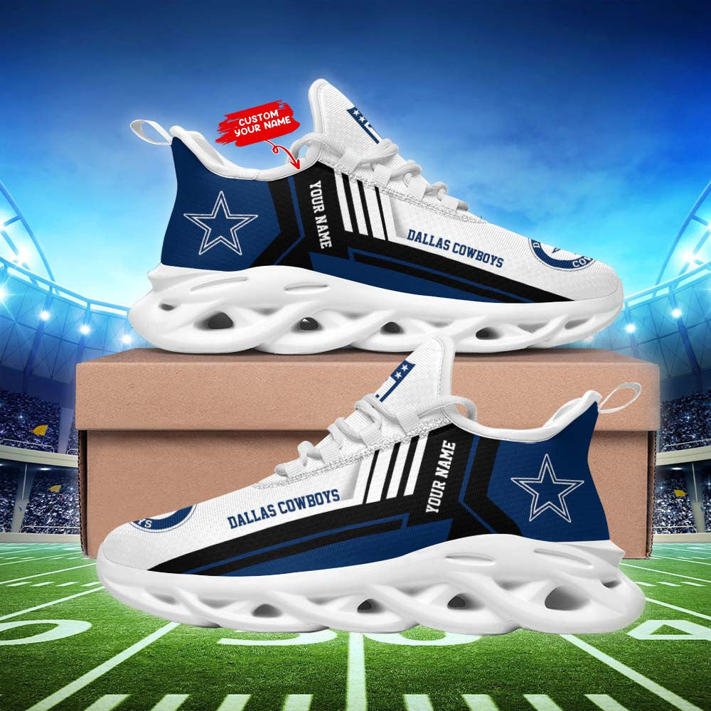 Ideafootwear Dallas Cowboys NFL Max Soul Shoes Sneakers For Men And Women