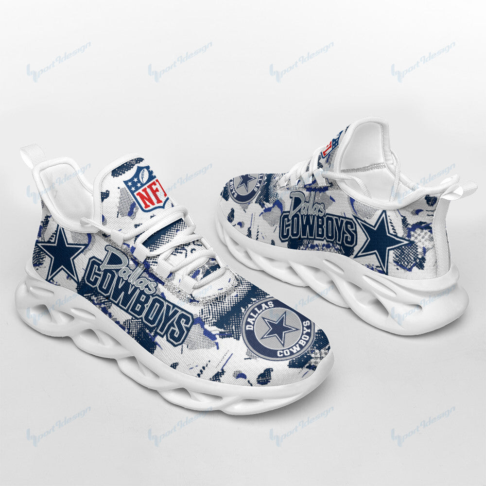 Ideafootwear Dallas Cowboys NFL Max Soul Shoes Sneakers For Men And Women