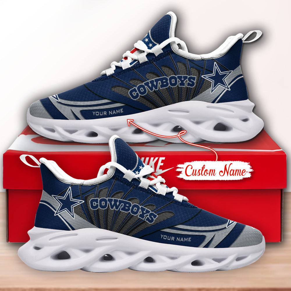Ideafootwear Dallas Cowboys NFL Max Soul Shoes Sneakers For Men And Women
