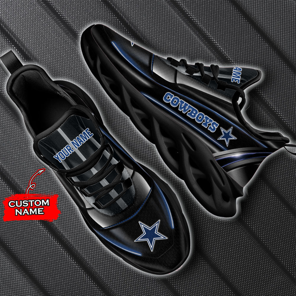 Ideafootwear Dallas Cowboys NFL Max Soul Shoes Sneakers For Men And Women