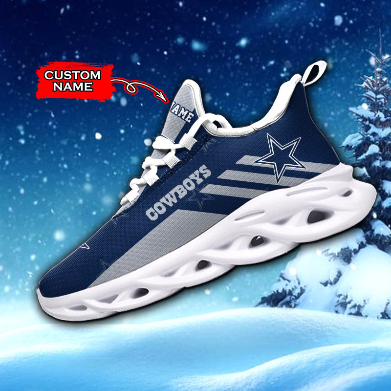 Ideafootwear Dallas Cowboys NFL Max Soul Shoes Sneakers For Men And Women
