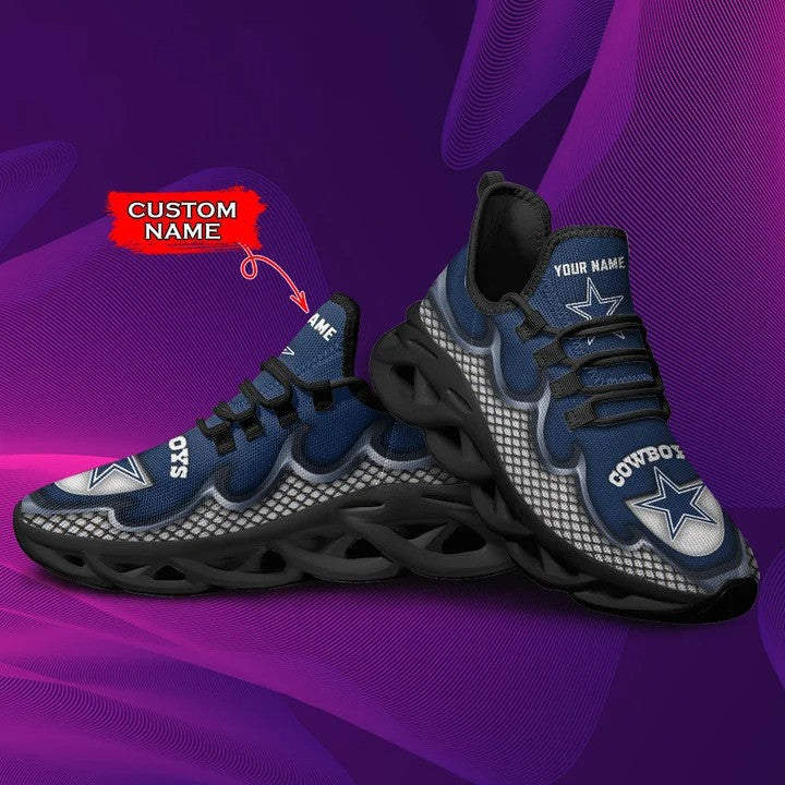 Ideafootwear Dallas Cowboys NFL Max Soul Shoes Sneakers For Men And Women