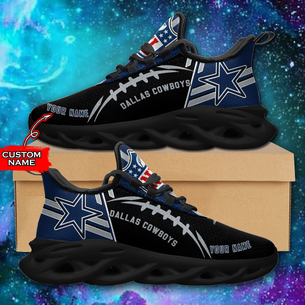 Ideafootwear Dallas Cowboys NFL Max Soul Shoes Sneakers For Men And Women