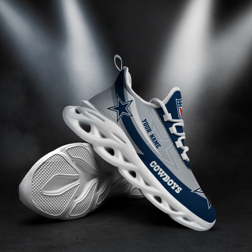 Ideafootwear Dallas Cowboys NFL Max Soul Shoes Sneakers For Men And Women
