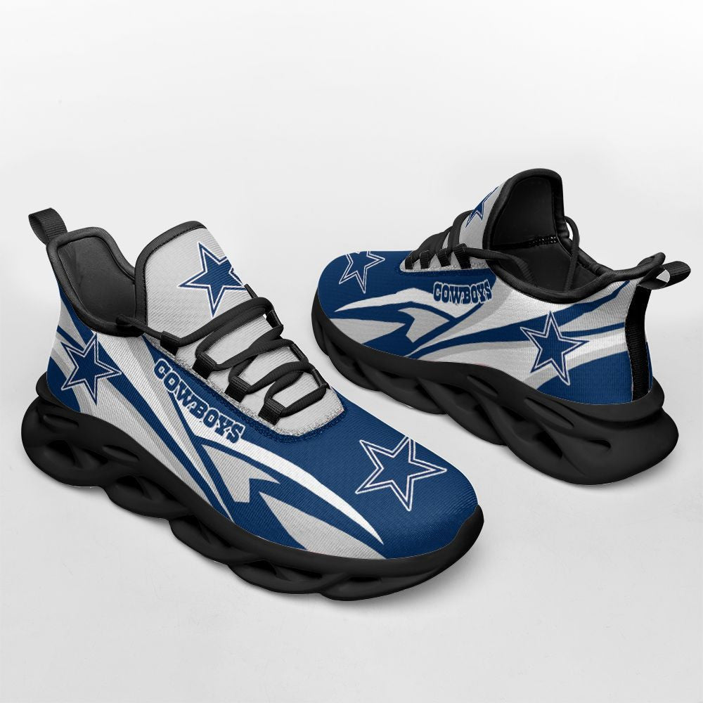 Ideafootwear Dallas Cowboys NFL Max Soul Shoes Sneakers For Men And Women