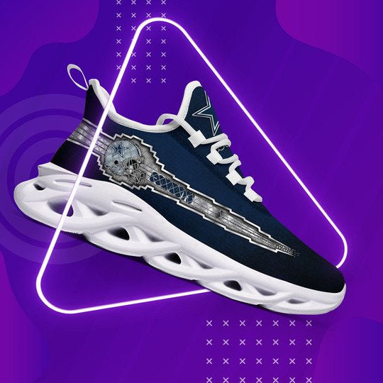 Ideafootwear Dallas Cowboys NFL Max Soul Shoes Sneakers For Men And Women