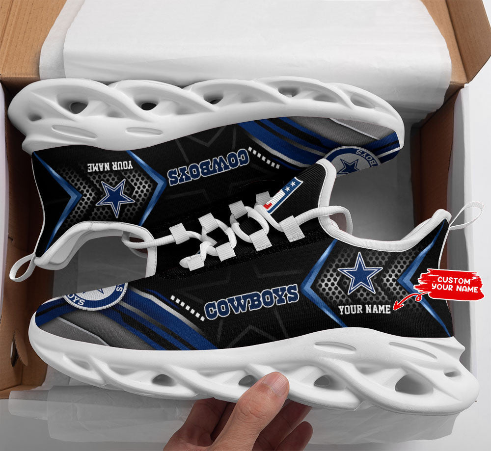 Ideafootwear Dallas Cowboys NFL Max Soul Shoes Sneakers For Men And Women