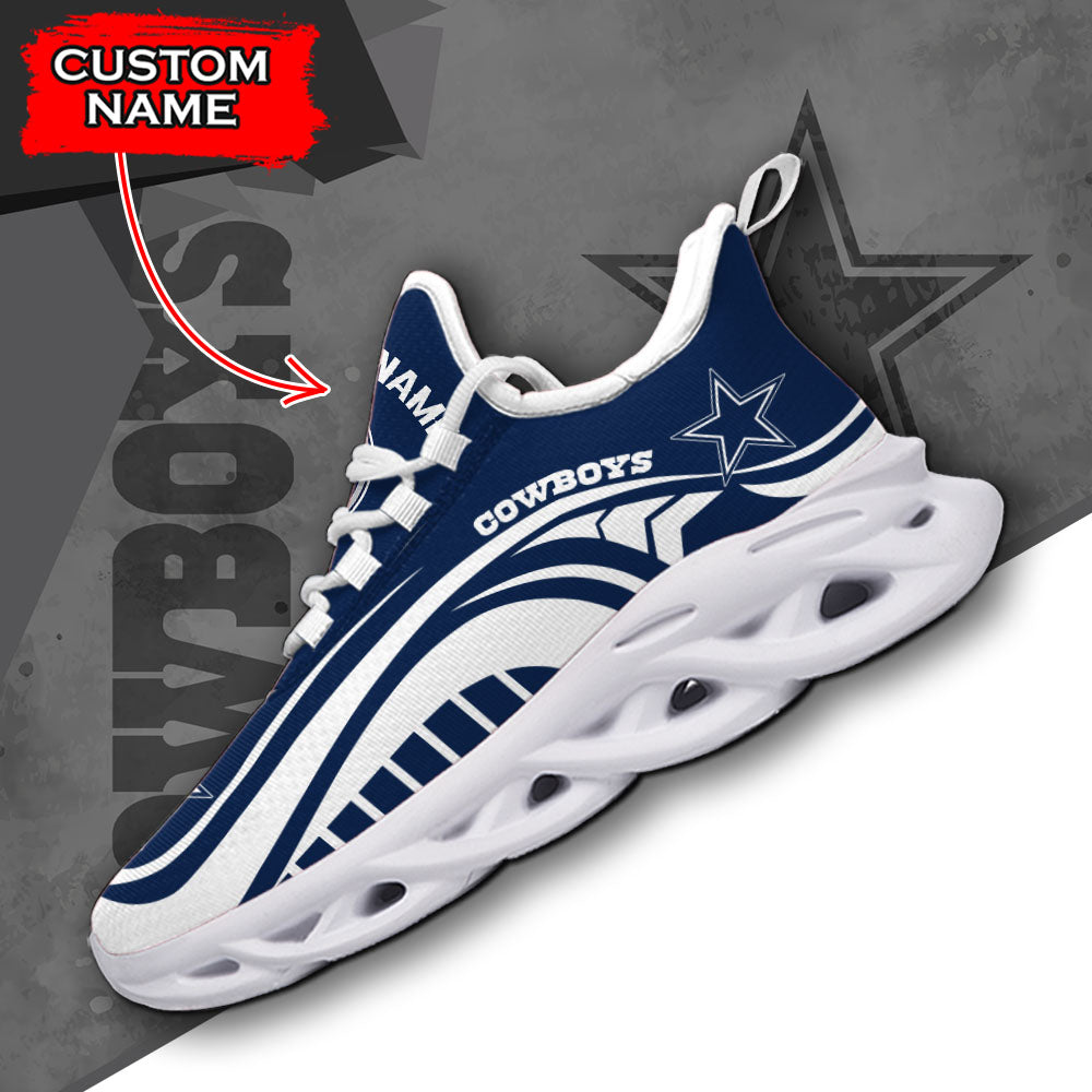 Ideafootwear Dallas Cowboys NFL Max Soul Shoes Sneakers For Men And Women