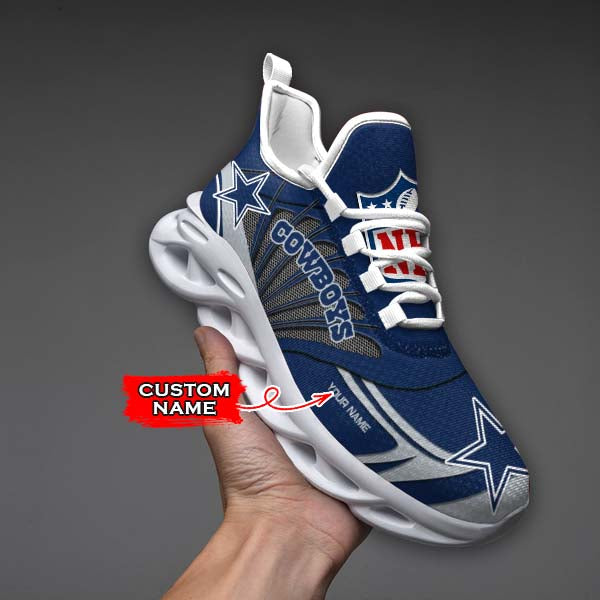 Ideafootwear Dallas Cowboys NFL Max Soul Shoes Sneakers For Men And Women