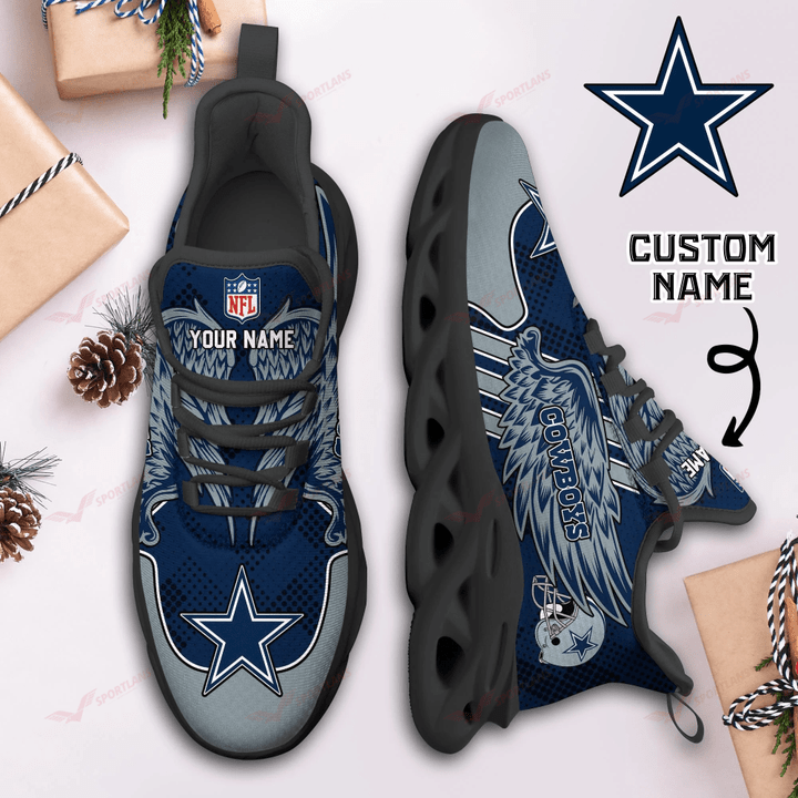 Ideafootwear Dallas Cowboys NFL Max Soul Shoes Sneakers For Men And Women