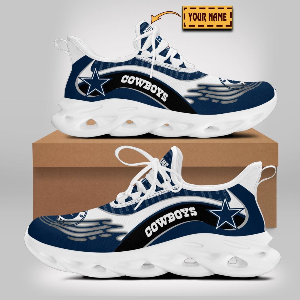 Ideafootwear Dallas Cowboys NFL Max Soul Shoes Sneakers For Men And Women
