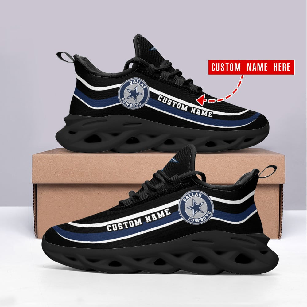 Ideafootwear Dallas Cowboys NFL Max Soul Shoes Sneakers For Men And Women