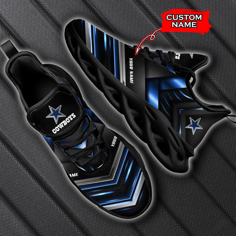 Ideafootwear Dallas Cowboys NFL Max Soul Shoes Sneakers For Men And Women