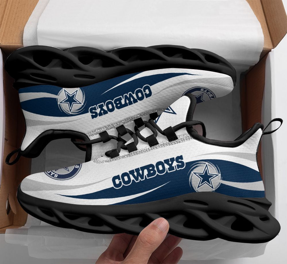 Ideafootwear Dallas Cowboys NFL Max Soul Shoes Sneakers For Men And Women
