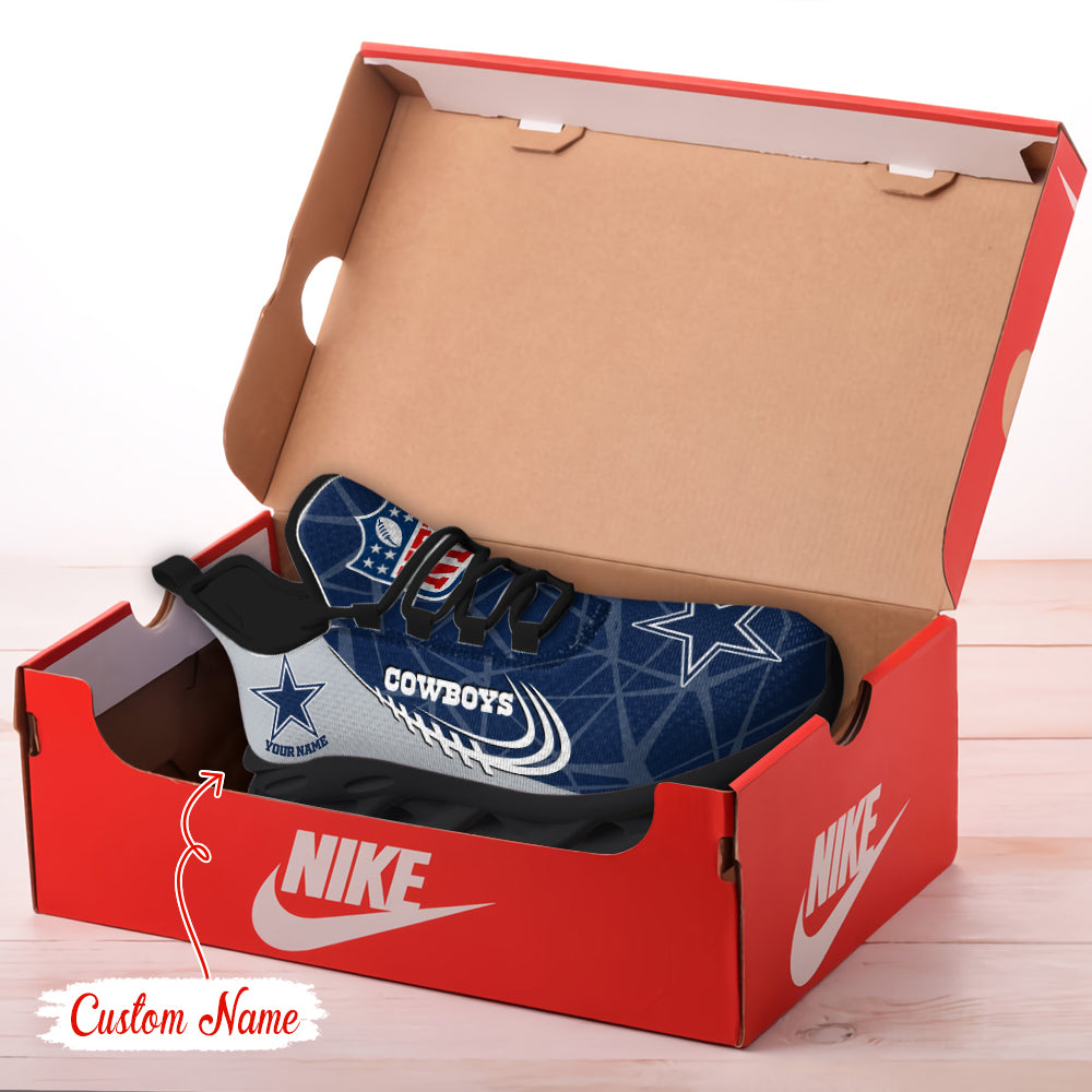 Ideafootwear Dallas Cowboys NFL Max Soul Shoes Sneakers For Men And Women