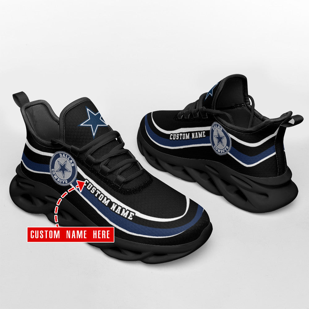 Ideafootwear Dallas Cowboys NFL Max Soul Shoes Sneakers For Men And Women