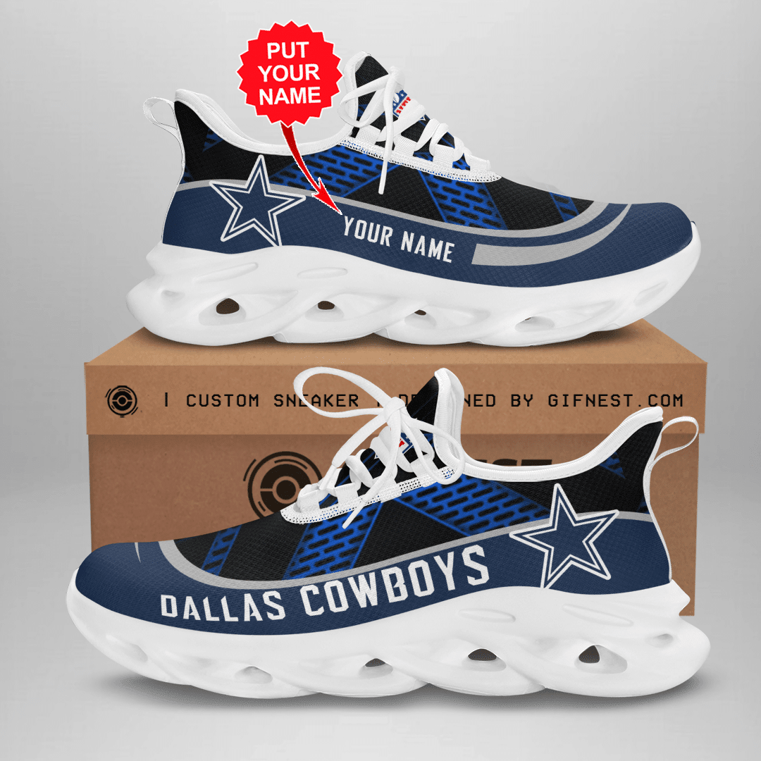 Ideafootwear Dallas Cowboys NFL Max Soul Shoes Sneakers For Men And Women