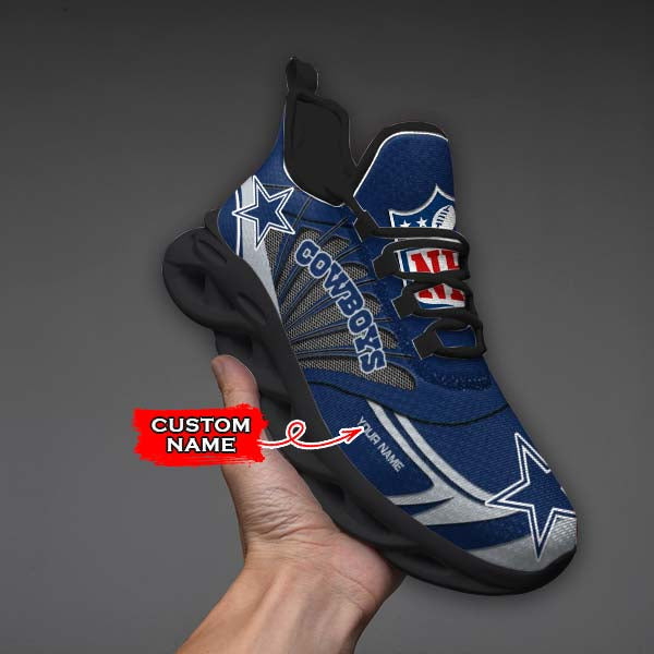Ideafootwear Dallas Cowboys NFL Max Soul Shoes Sneakers For Men And Women