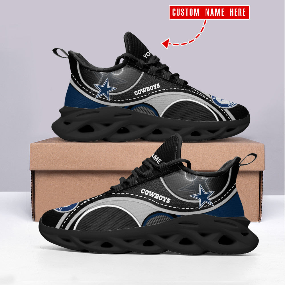 Ideafootwear Dallas Cowboys NFL Max Soul Shoes Sneakers For Men And Women