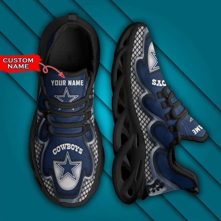 Ideafootwear Dallas Cowboys NFL Max Soul Shoes Sneakers For Men And Women