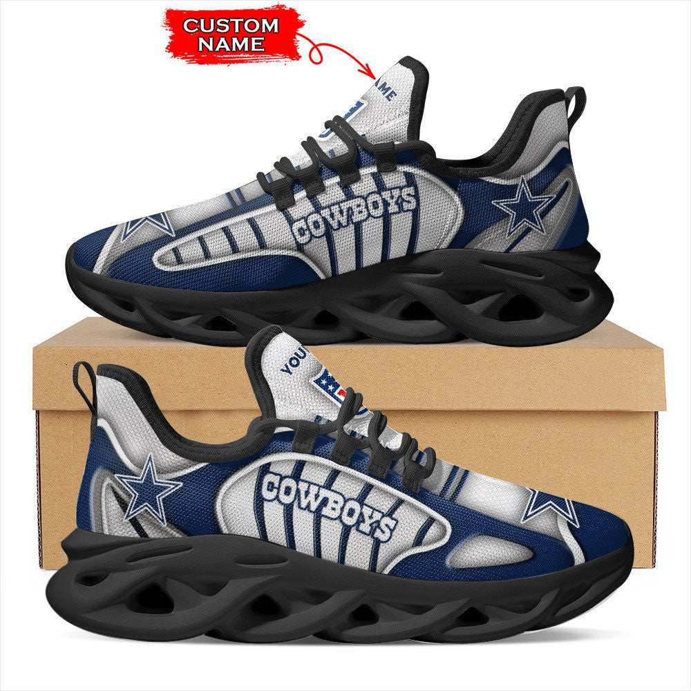 Ideafootwear Dallas Cowboys NFL Max Soul Shoes Sneakers For Men And Women