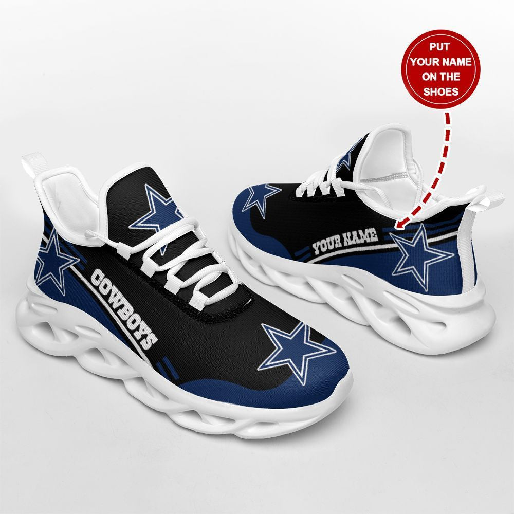 Ideafootwear Dallas Cowboys NFL Max Soul Shoes Sneakers For Men And Women