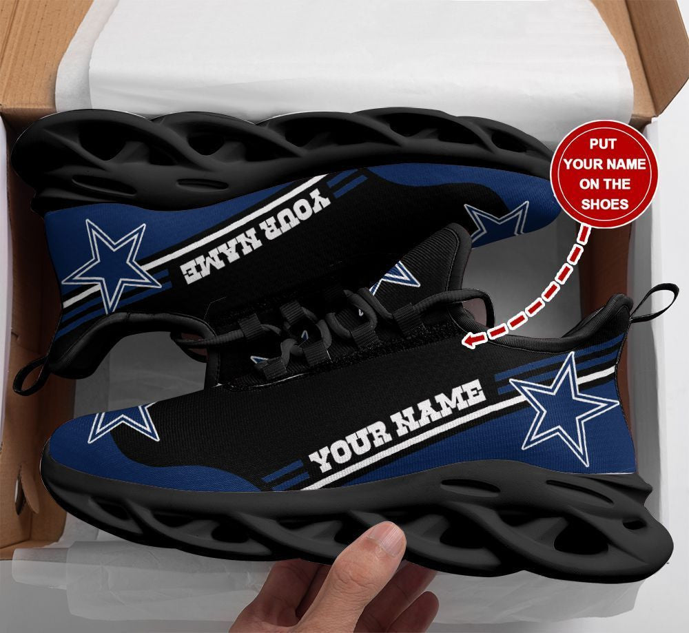 Ideafootwear Dallas Cowboys NFL Max Soul Shoes Sneakers For Men And Women
