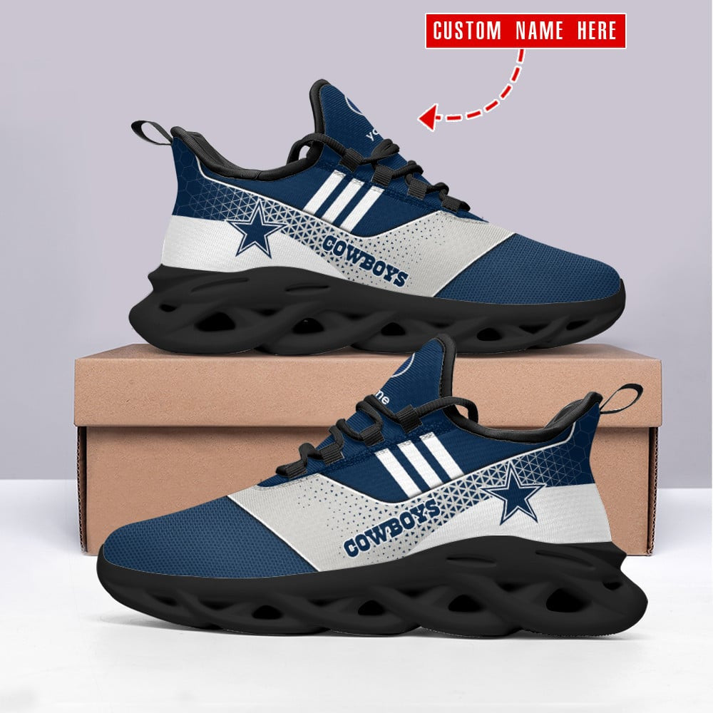 Ideafootwear Dallas Cowboys NFL Max Soul Shoes Sneakers For Men And Women