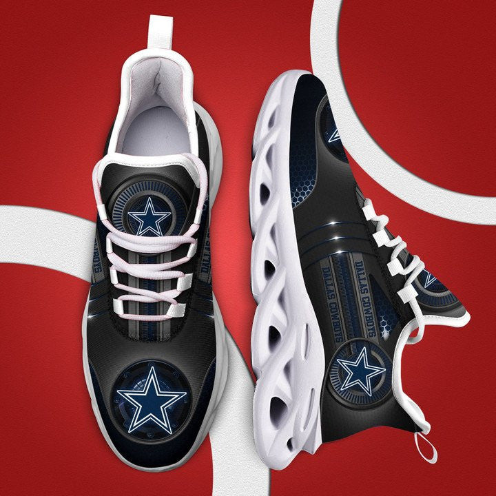 Ideafootwear Dallas Cowboys NFL Max Soul Shoes Sneakers For Men And Women