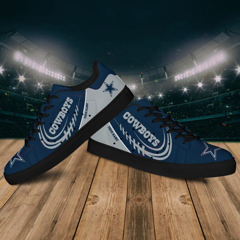 Ideafootwear Dallas Cowboys Skate Stan Shoes Sneakes For Men And Women