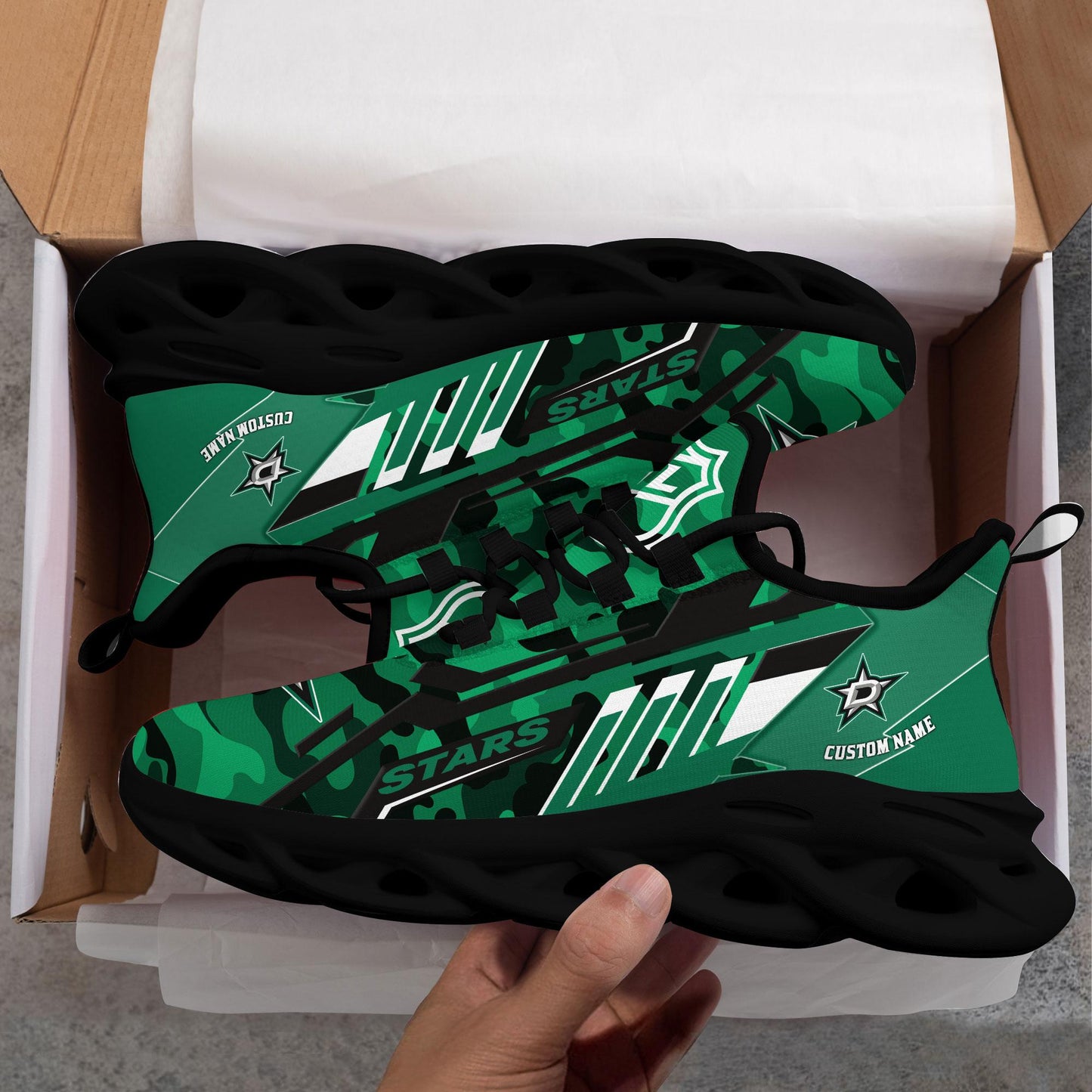 Ideafootwear Dallas Stars Max Soul Shoes Sneakers For Men And Women