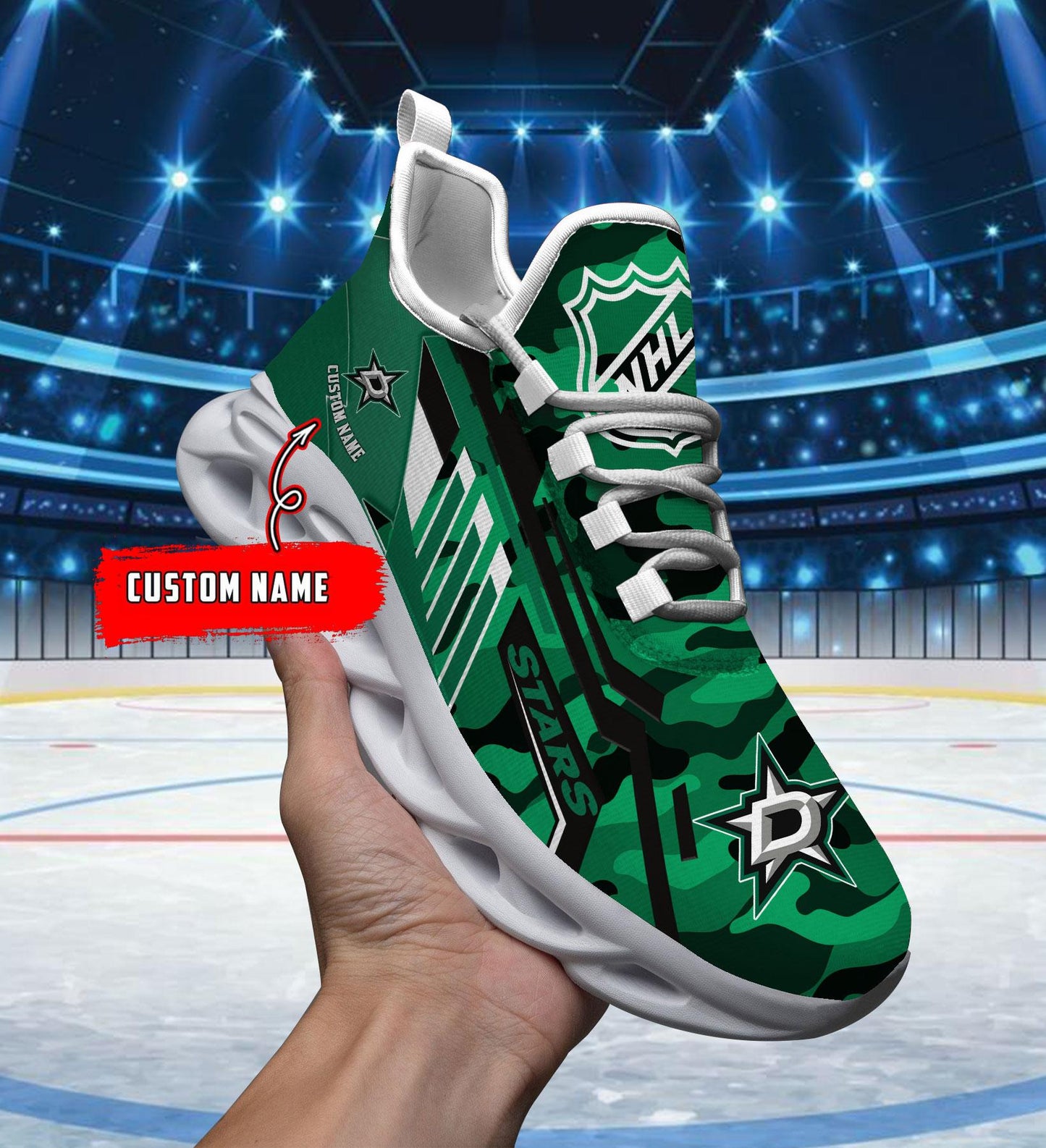 Ideafootwear Dallas Stars Max Soul Shoes Sneakers For Men And Women