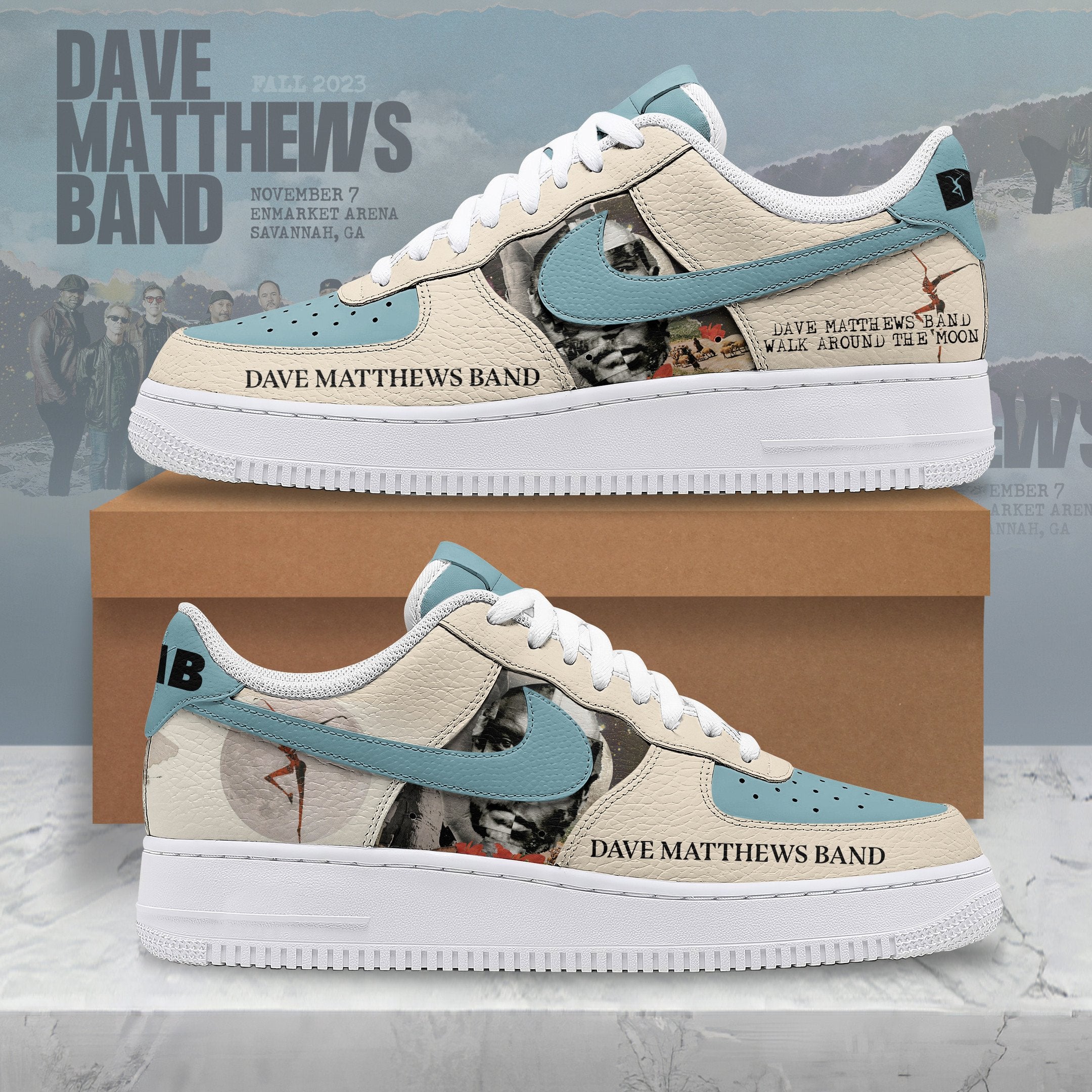 Ideafootwear Dave Matthews Band Air Low-Top Sneakers Shoes For Men And Women
