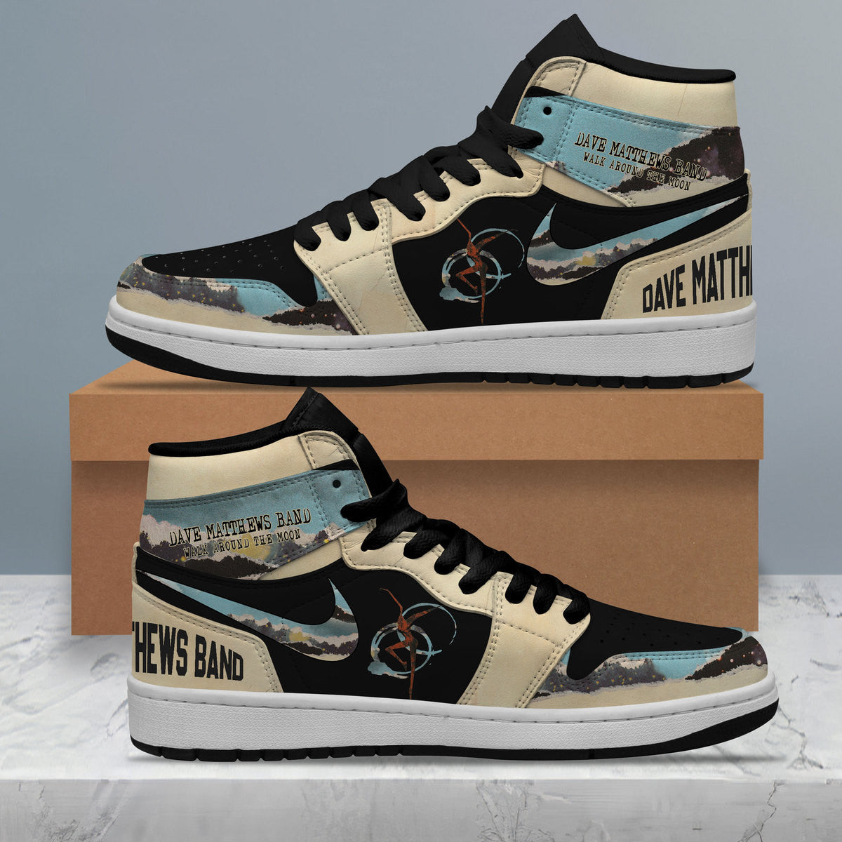 Ideafootwear Dave Matthews Band AJ1 High Sneakers Shoes For Men And Women