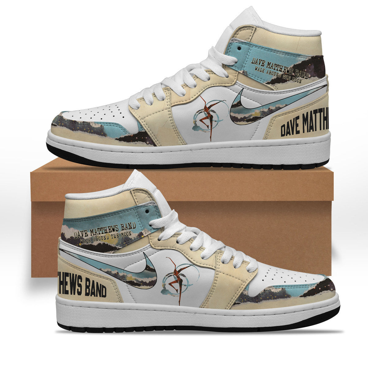 Ideafootwear Dave Matthews Band AJ1 High Sneakers Shoes For Men And Women