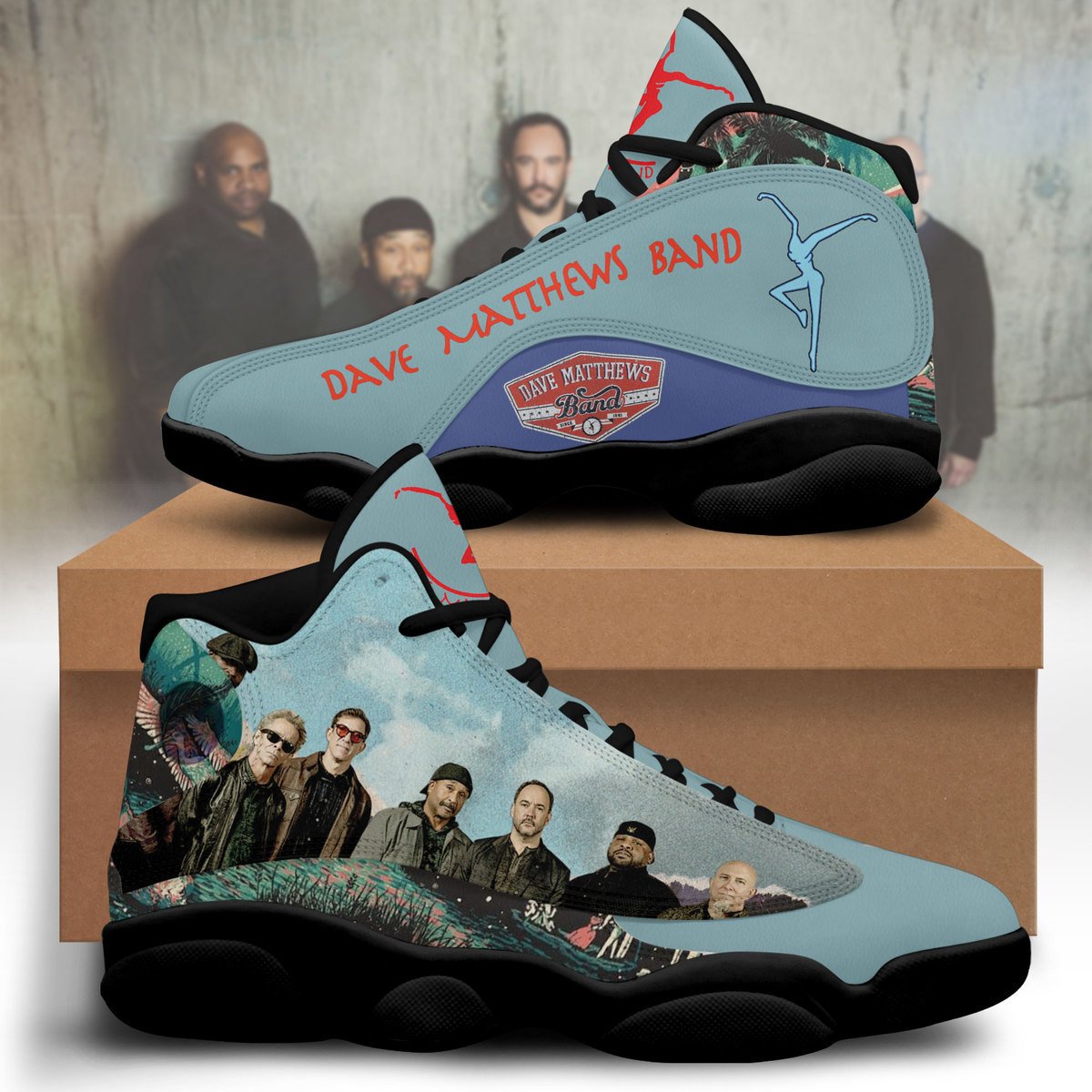 Ideafootwear Dave Matthews Band AJ13 Sneakers Shoes For Men And Women