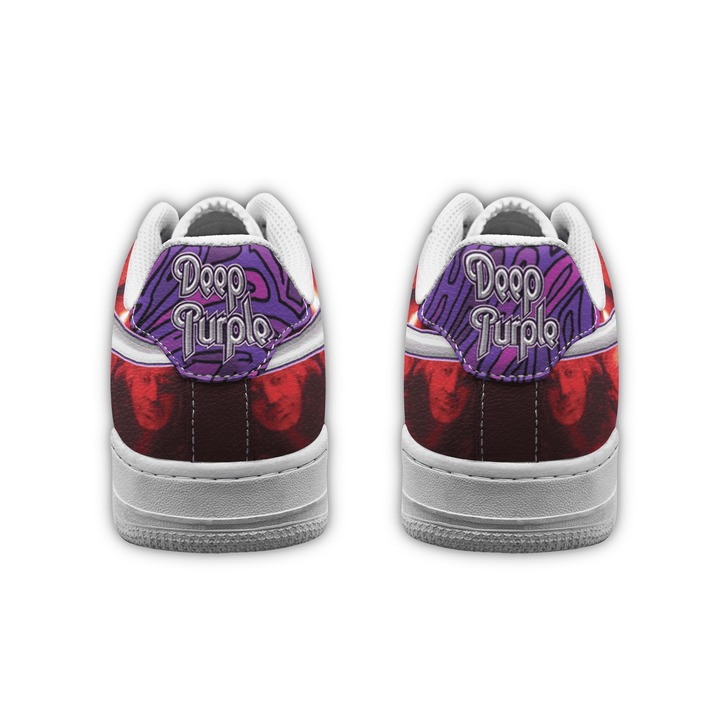 Ideafootwear Deep Purple Air Low-Top Sneakers Shoes For Men And Women