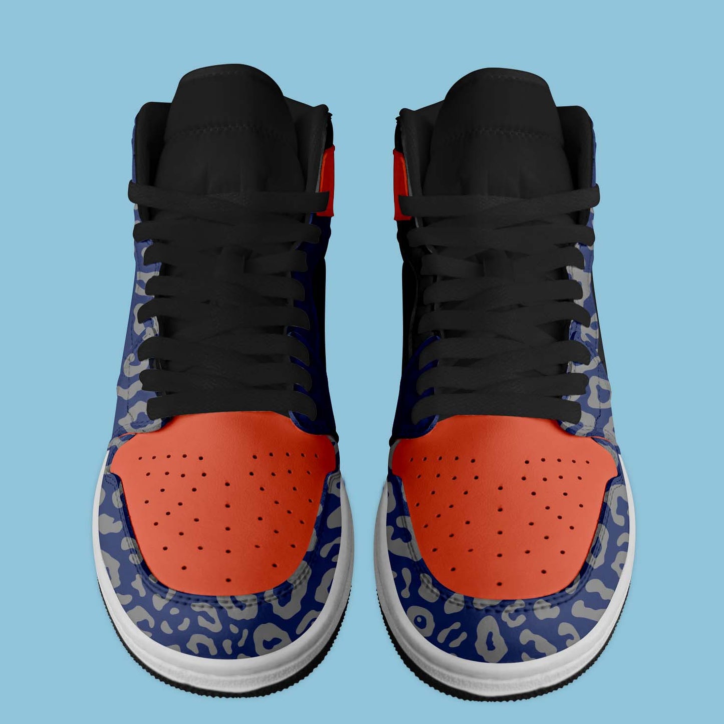 Ideafootwear Def Leppard AJ1 High Sneakers Shoes For Men And Women