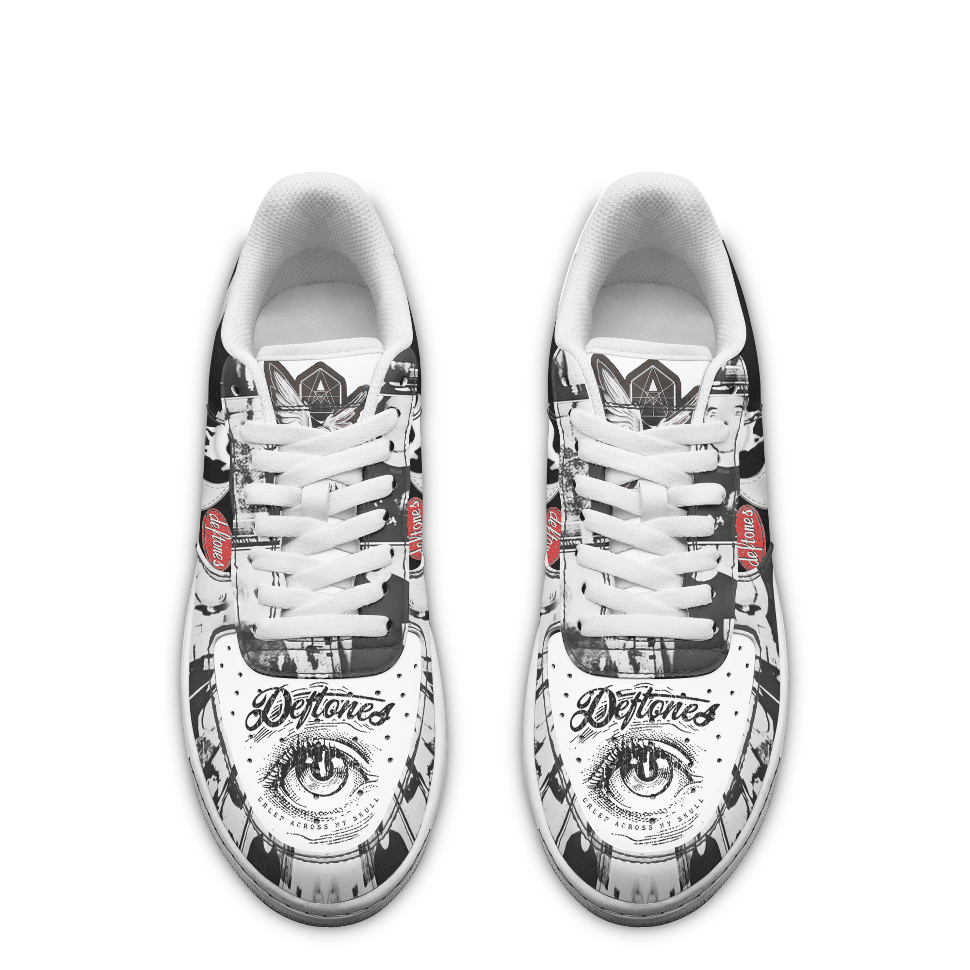 Ideafootwear Deftones Air Low-Top Sneakers Shoes For Men And Women