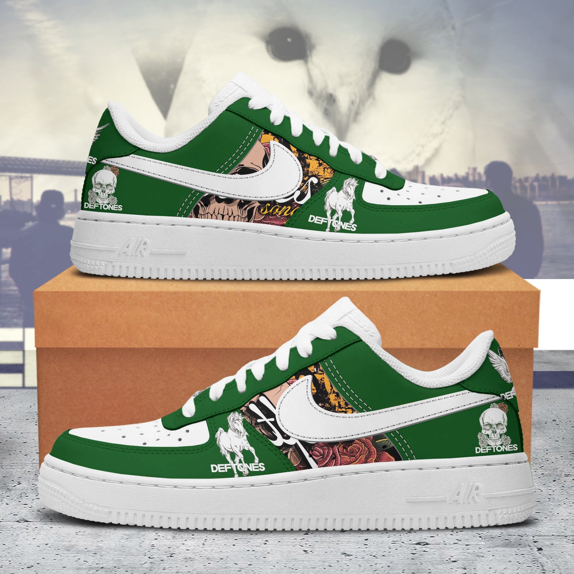 Ideafootwear Deftones Air Low-Top Sneakers Shoes For Men And Women