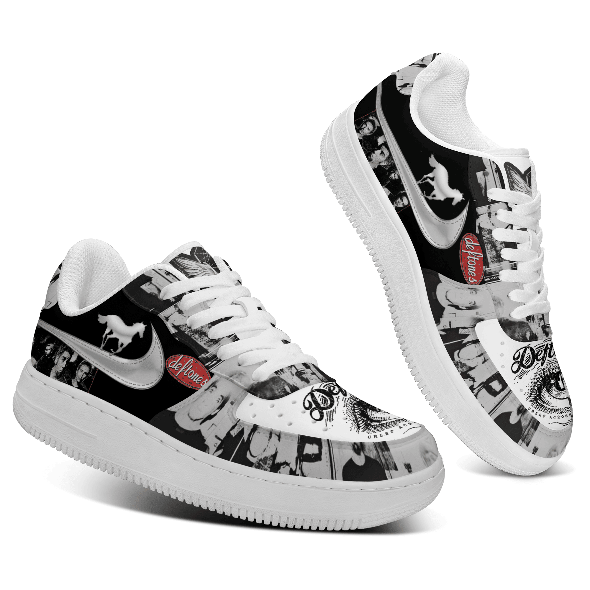 Ideafootwear Deftones Air Low-Top Sneakers Shoes For Men And Women